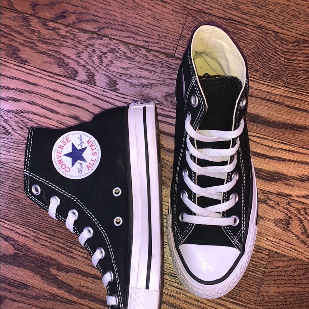 Black High Top Converse